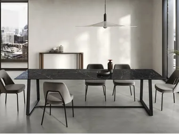 BROOKLYN 75 - Rectangular porcelain stoneware table by Atlas Concorde - view 2
